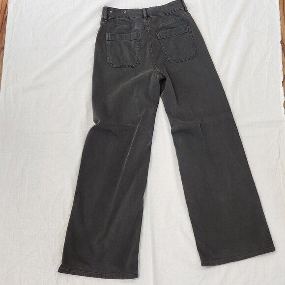 AE Dreamy Drape Stretch Super High-Waisted Baggy Wide-Leg Pant - 0 Short - Picture 2 of 15